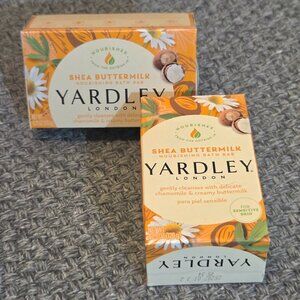 Yardley London Soap Bath Bar Shea Buttermilk 4 Oz (Pack Of 3)